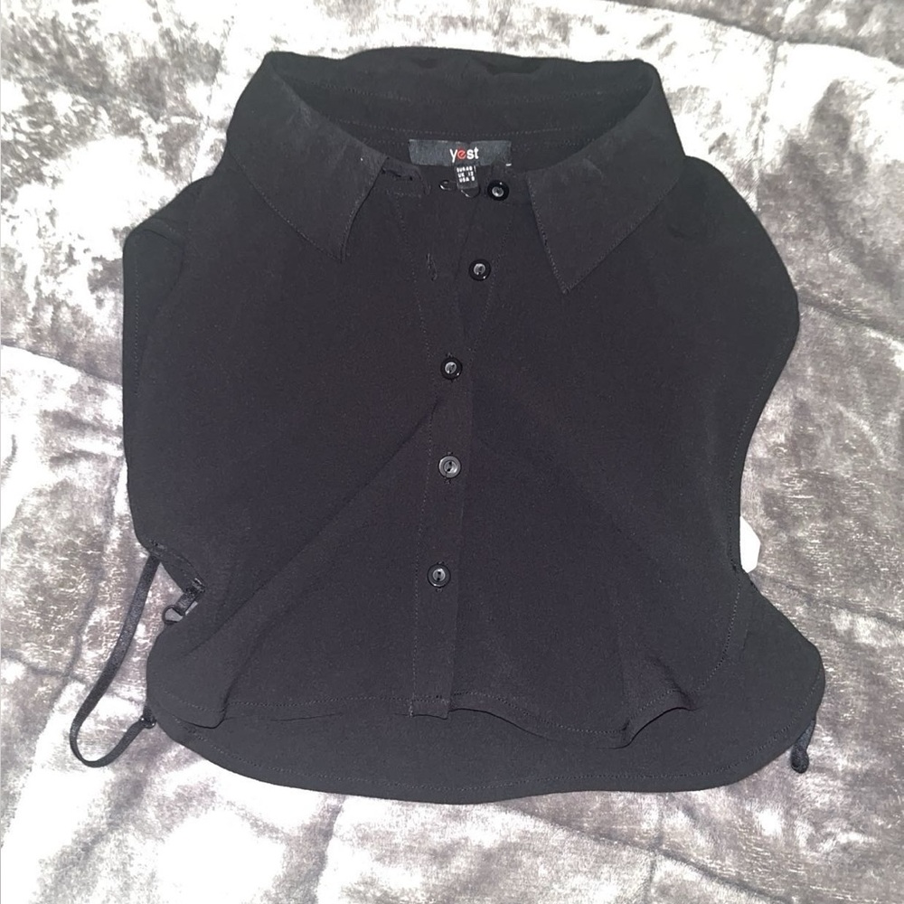 🖤EUC Yest Black Dressy Cropped Vest🖤